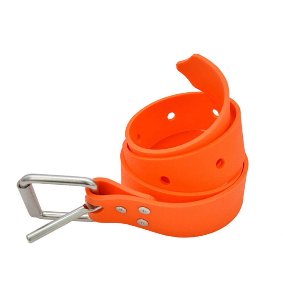 CinturóN De Lastre Ajustable Para Buceo, 1,3 M, Color Naranja-image