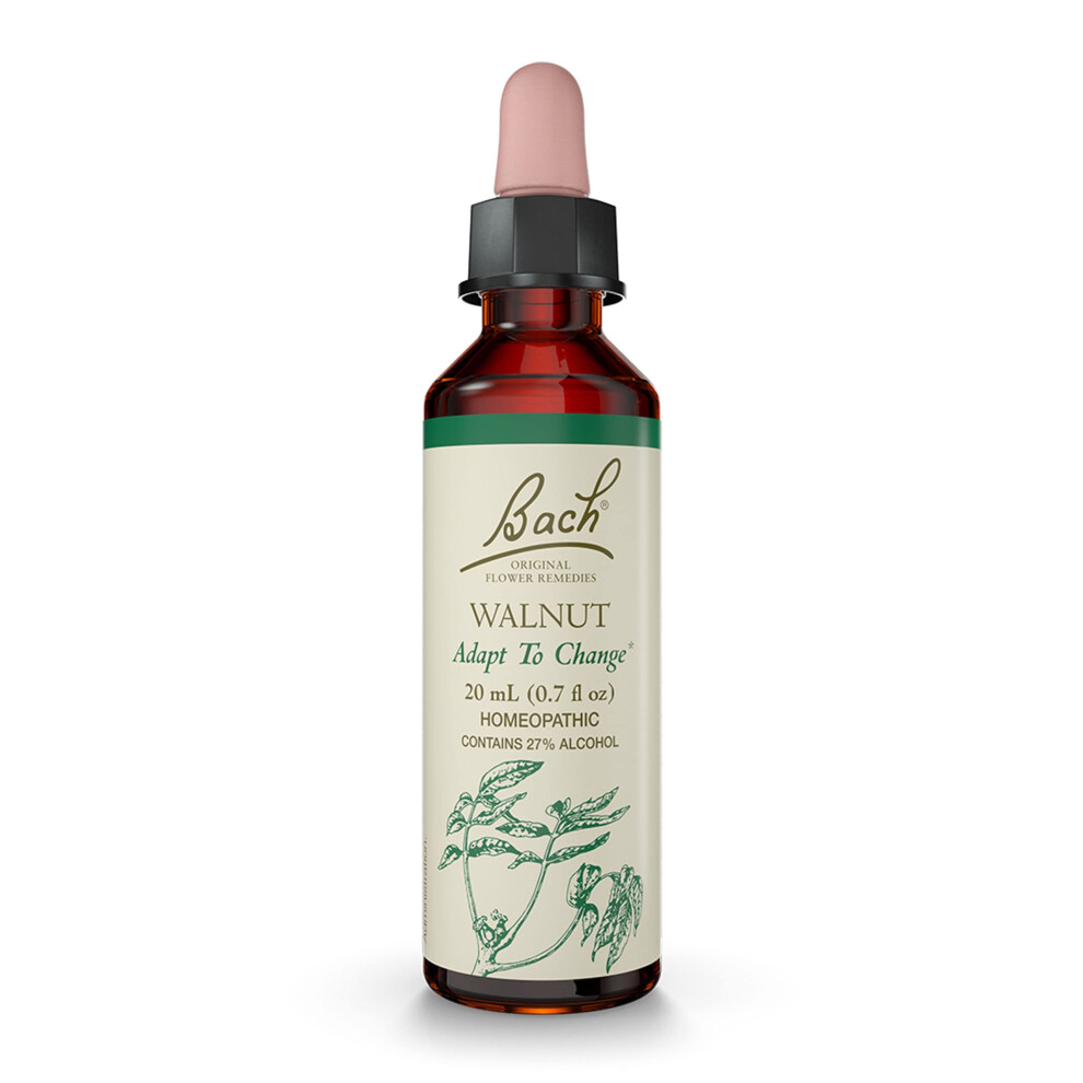 Bach Original Flower Remedies Walnut For Adapting To Change Natural Homeopathic Flower Essence Holistic Wellness And Stress Relief Vegan 20Ml Dro