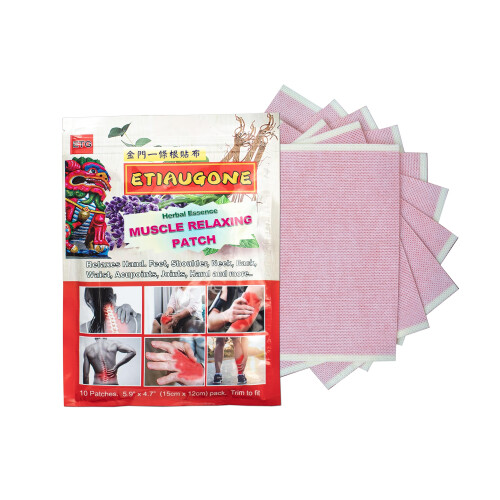 ETIAUGONE Patch Relaxant Herbal (10 Patch/pk) 5.9" x 4.7" Taille Moyenne 1