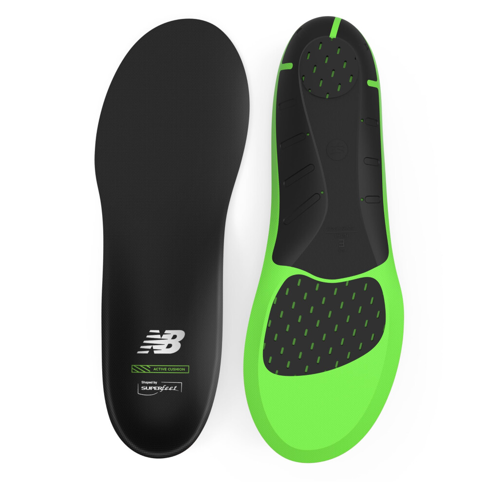 New Balance Sport Active Cushion Shoe Inserts Cushioning Orthotic Inserts with Arch Support - 11.5-13 Men / 12.5-14 Women