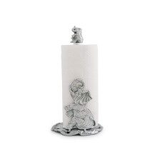Arthur Court Designs Elephant Decorative Counter Top Paper Towel Holder - Aluminium Metal bordplade 14,5 tommer st?ende h?j