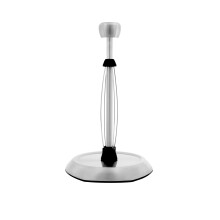 Kamenstein Hexagon Base Perfect Tear Stainless Steel Countertop Paper Towel Holder One Handed Pull No Unraveling Weighted Base Prevents Tippi