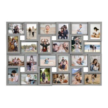 JMDeco Collage-Bilderrahmen fόr die Wand, 24 Fδcher, ideal fόr Familientreffen, Selfies, Puzzles und andere Erinnerungsstόcke.