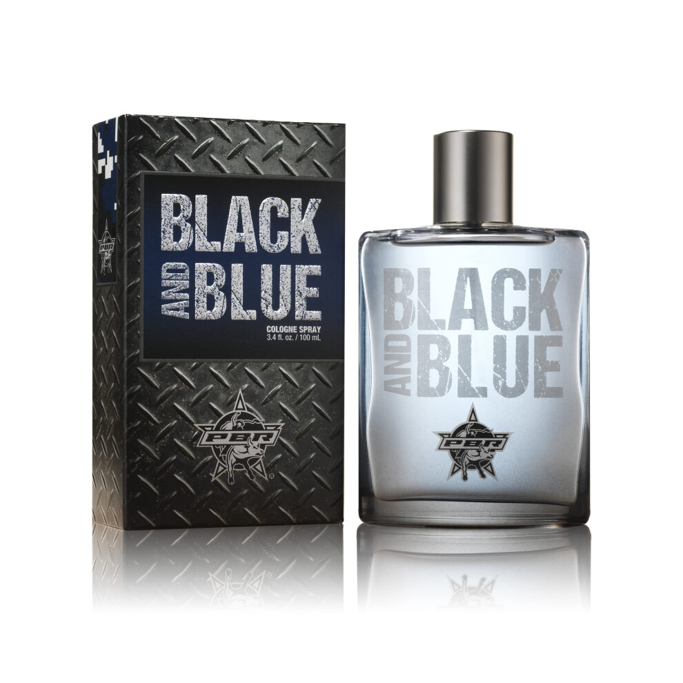 PBR Black and Blue Men's Cologne by Tru Western - Offical Fragrance Partner of the PBR - Crisp  Fresh  and Masculine Scent - 3.4 fl oz | 100 ml-image-OPC-PH55G68-NEW