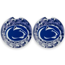 Penn State University Set of 2 Car Coasters by Magnolia Lane - Removable Absorbent Ceramic Stone Coasters - Ideal Gift for Students Alumni and Everyd