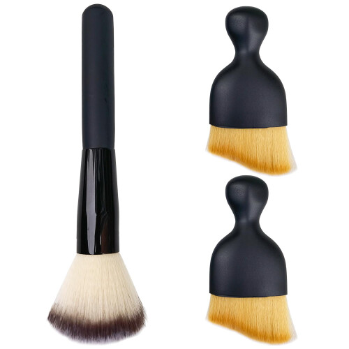 3 Pack Microfiber Duster Small Dust Brushes Feather Duster Soft Fibers Efficient Dust Removal Cleaning Tool Perfect for Computers Keyboards Ca