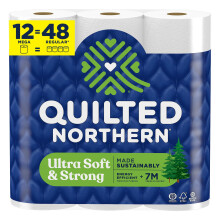 Papel higinico higinico ultra suave y fuerte acolchados 12 mega rollos = 48 rollos regulares 5x ms fuerte* Premium Soft Wathods