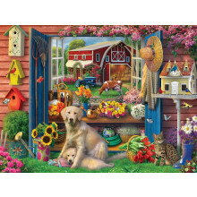 White Mountain Puzzles - Z hradn domcek - 500-dielna skladacka pre dospel ch a deti - z bavn rodinn aktivita - 24""x30""