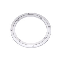 Dailydanny Aluminium Heavy Duty Lazy Susan Roterende Draaitafel Lager Kwartelplaat Hardware voor Eettafel (10 inch)