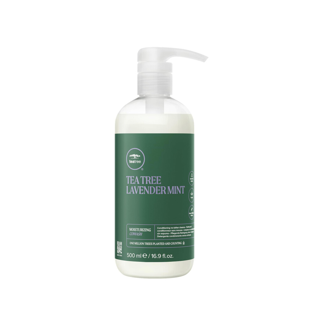 Tea Tree Lavender Mint Moisturizing Cowash Cleansing Conditioner For Coarse Curly + Dry Hair 16.9 Fl. Oz.