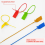 500Pcs Plastic Tamper Seals Zip Ties for Blank Security Tags 25cm 2