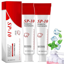 2 stuks SP10 probiotische tandpasta - Whitening-tandpasta Frisse ademformule Vlekverwijdering Diepe reinigingsverzorging