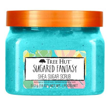 Boomhut gesuikerde fantasie Shea Sugar Scrub | Exfoli?ende bodyscrub verwijdert dode, droge huid voor een zacht en gehydrateerd gevoel | Voedende ess