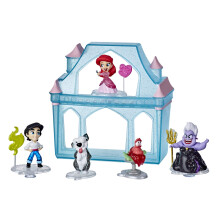 Disney Princess Comics Överraskningsäventyr Ariel med 5 Dockor, Tillbehör och Utställningsfall