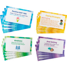 Konversationskarten zum sozial-emotionalen Lernen fr zu Hause von Really Good Stuff  18er-Set  helfen Kindern, Gefhle zu lernen und zu besprechen