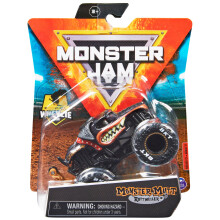 Monster Jam offici?e Monster Mutt Rottweiler Monster Truck gegoten voertuig Ruff Crowd Series schaal 1:64