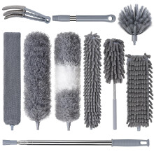 Porszvk a tiszttshoz Feather porszv kszlet 10 db-os porszv hosszabbt rddal 100''-ig - Kihzhat, hajlthat s moshat mennyezeti csillr