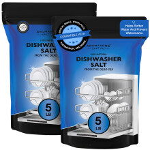 Aromasong Vaatwaszout 10 LB - 100% natuurlijk wateronthardingsmiddel voor schonere vaat en reactivering van de wasmachine. Compatibel met Bosch Miele