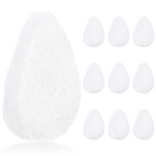 10 Pack Facial Sponge for Daily Deep Cleansing and Regular Exfoliating - Regular Buff Puff Style Exfoliating Pads Puf for Removing Dead Skin  Dirt & M