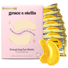 Grace & Stella szem alatti maszk (arany 6 pr) Stt karikk szem alatti kezels Duzzadt szemek szem alatti tskk Rncok - Lenybcsk Noi Ajndkok