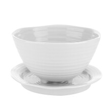 Portmeirion Sophie Conran valkoinen marjakulho ja teline | 5,5 tuuman hedelm kulho marjoille, j lkiruoalle tai makeisille | Mini tarjoilukulho ke