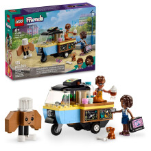 LEGO Friends Mobiele bakkerij Voedselkar Speelset Kookspeelgoed voor fantasiespel Klein cadeau voor kinderen, meisjes en jongens vanaf 6 jaar met Ali