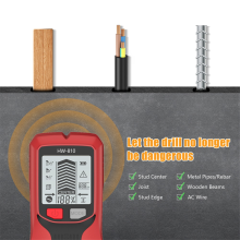 Wall Scanner Metal Detector Electric Metal Wood Studs Red