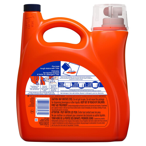 Tide Liquid Laundry Detergent  Original  96 loads  150 Fl Oz 1