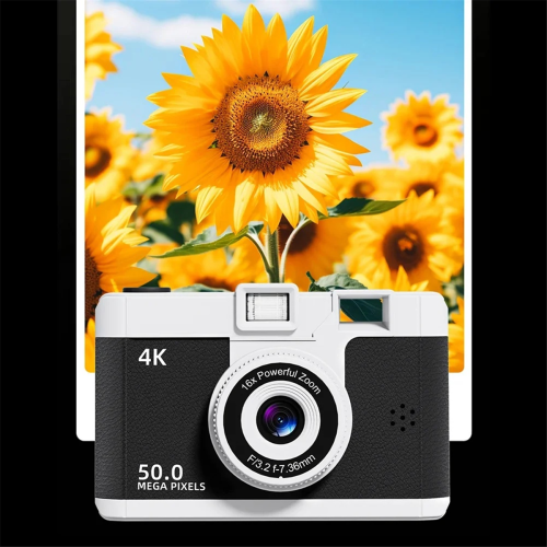 4K Retro Digital Camera with WIFI Wireless Transmission,A 1