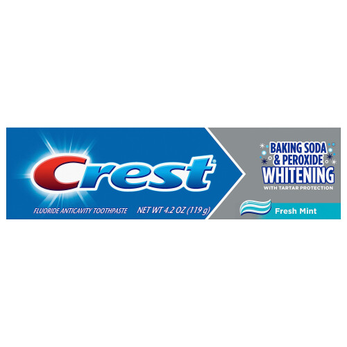 Dentifrice blanchissant au bicarbonate de soude et au peroxyde Crest 4.2Z