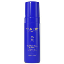 Nakery Bombshell Burst Hair Foam - Hiusvaahto hiusten muotoiluun - Volyymia antava vaahto kiharille ja suorille hiuksille biotiinikeratiinilla ja