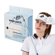 EAGLE PATCH UV Protection Golf Patch (Clear 12 PCS)- Hydrating Sunscreen Gel Facial Patches for Outdoor Activities Skin Care Sunblock for Golfers