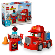 LEGO Disney Pixar Mack bij The Race Cars Toy - Pixar Cars Cadeaus voor Kerstmis voor peuters, kleuters, jongens en meisjes vanaf 2 jaar - Educatief b