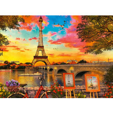 Ravensburger Puzzle Jigsaw di Parigi 500 Pezzi per Adulti | Superficie Antiriflesso | Eco-Friendly