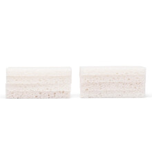 Full Circle Plain Jane sponzen op plantaardige basis - Pack van 8 - Plasticvrije volledig composteerbare natuurlijke cellulosespons