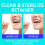 Retainer Cleaner Tablets Denture Cleaning Tablets for Deep Remove Stains Denture Cleaner Tablets 240 Tablets - Minty Fresh 5