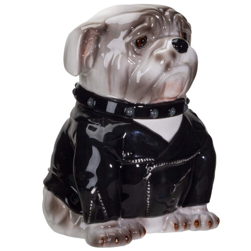 Pacific Giftware Rocker Bulldog Ceramic Cookie Jar 2
