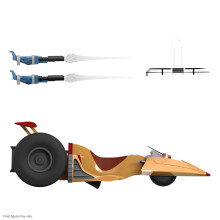 Super7 Ultimates SilverHawks Space Racer 17,8 cm groe SilverHawks-Actionfigur mit Zubehr, klassische Cartoon-Sammlerstcke und Retro-Spielzeug