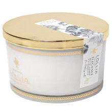 Sali da bagno pregiati Lollia Elegance 20 oz - Essenziale da bagno di lusso per donna, all'ambra bianca e mirabella