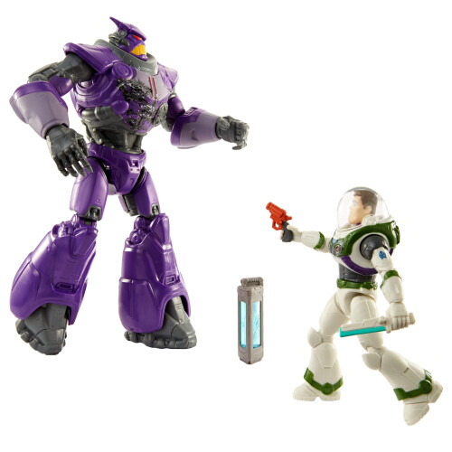 Disney Mattel Disney e Pixar LightYear Crystal Grade Buzz LightYear vs. Zurg Clash Pack 2