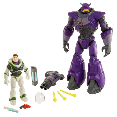 Disney Mattel Disney e Pixar LightYear Crystal Grade Buzz LightYear vs. Zurg Clash Pack