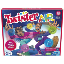 Hasbro Gaming AR Twister Game with App Augmented Reality Twister Connects to Smart Devices Active Party Games Age 8+ Includes 8 Colorful Straps