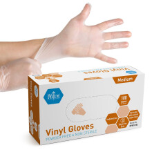 MedPride General Purpose Powder-Free Vinyl Gloves X-Large (Pack of 100)