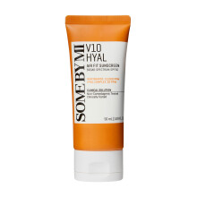 SOME BY MI V10 Hyal Air Fit zonnebrandcr?e - 1,69 Oz 50 ml - Dagelijks Niacinamide SPF 50 Koreaans zonnescherm voor gezicht met UV-bescherming - Geen
