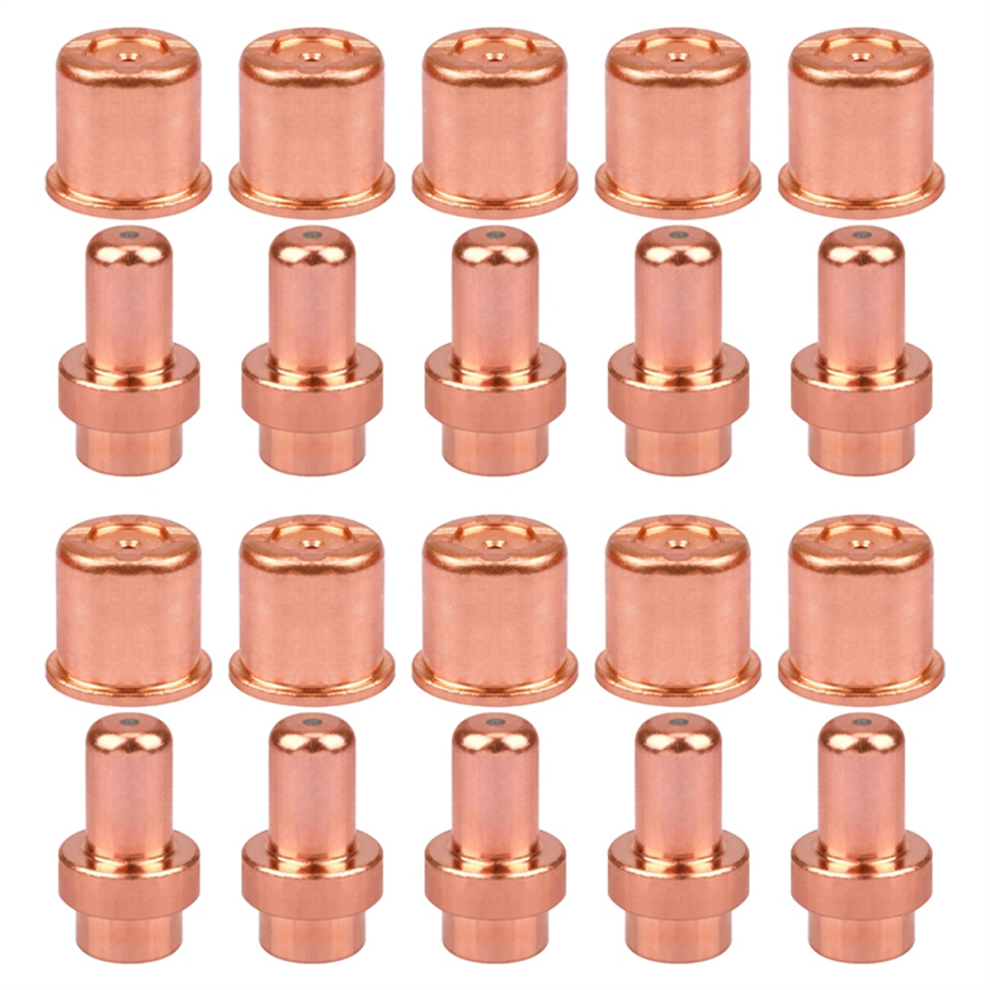 20Pcs Plasma Cutter Cb50 Cp50 Lt50 Lt 50 Torch Electrode Tip Nozzle 4852091367441