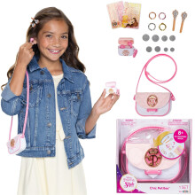 Disney Princess Style Collection Mdchen-Geldbrse, schicke kleine Tasche zum Rollenspiel, A  Mini-Handtasche aus weichem Vinyl fr Mdchen mit