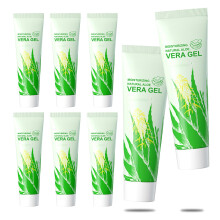 JunKuJK 8PCS Purity Aloe Vera Gel - Hydrating Aloe Vera Gel for Face and Skin No Sticky Moisturizing Aloe Gel O