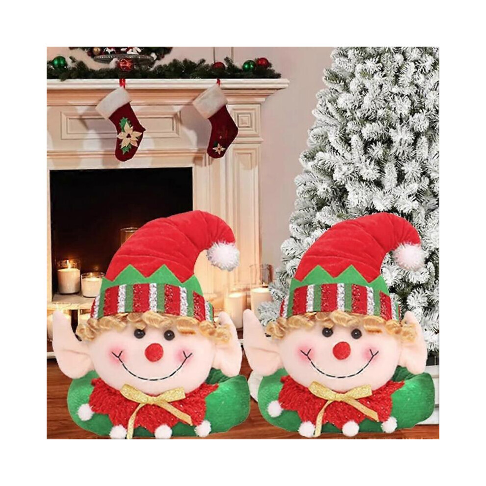 2 Pack Curtain Holdbacks Christmas Curtain Buckles Xmas Mrs Mr Fastener Buckles