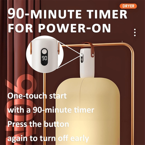 Compact Portable Clothes Dryer, Mini Clothing Care Machine EU Plug 1