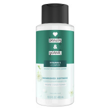Love Beauty and Planet Conditioner met vitamine E, kokosmelk en witte jasmijn voor krullend haar en natuurlijke definitie Vrij van sulfaten, silicone